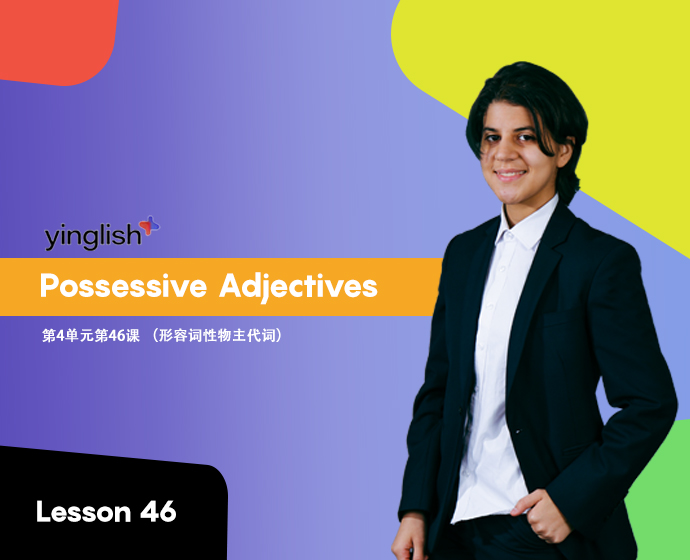 Level 4 lesson 46 (Possessive Adjectives) / 第4单元第46课 （形容词性物主代词）